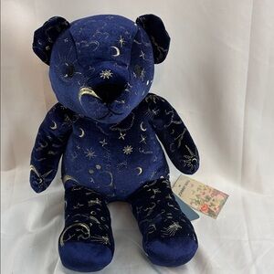 NWT Johnny Was Navy Celestin Velvet Embroidered Plush Teddy Bear…